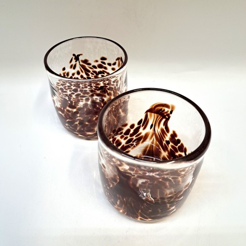 Click to view detail for DB-983 & 984 On-the-Rocks, Dark Red Set of 2 $78